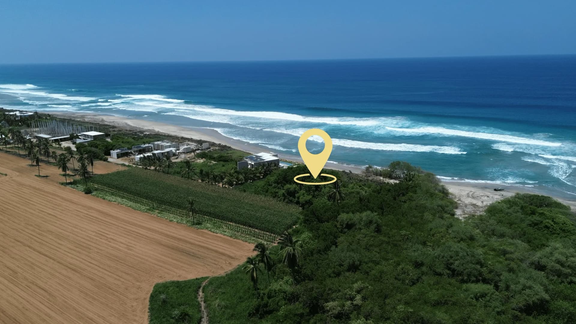 Land Fronting the Sea at Playa Plataforma, Puerto Escondido