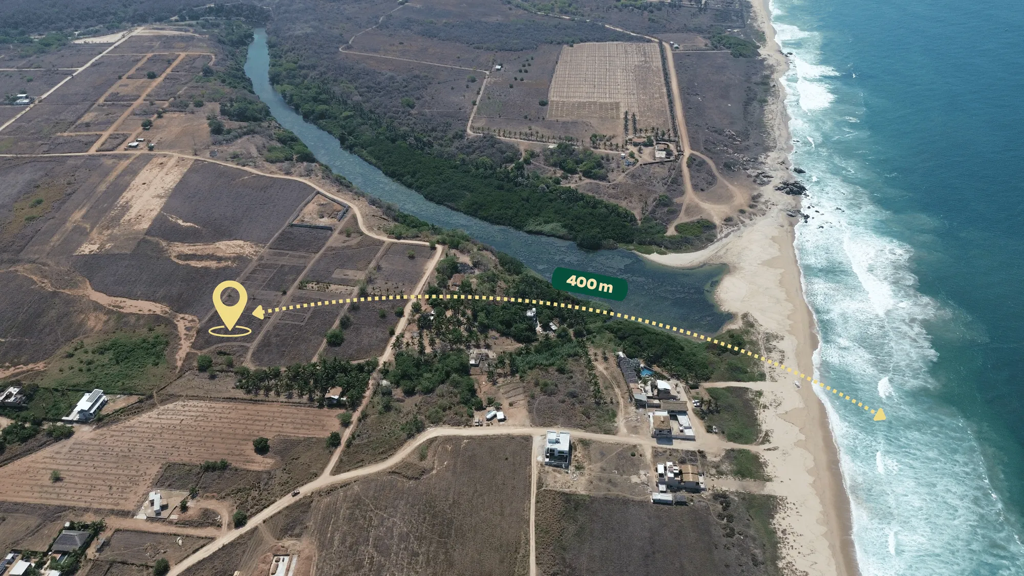 Terreno junto al Río de Puertecito